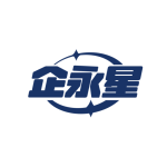 企永星财税logo蓝色
