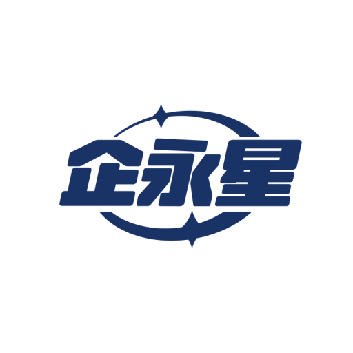 企永星财税logo蓝色